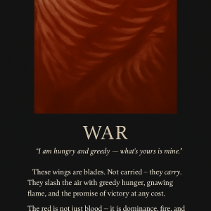 Wings of Revelation/Paintings/Abstarct/Woven Light Studio_The Unrefined Queen_War